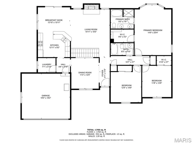 $325,000 | 414 Bluff Meadows Drive, Valmeyer, IL 62295