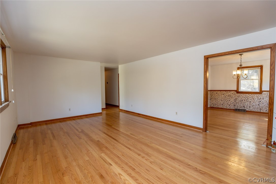 5440 Catterick Road North Chesterfield, VA 23234 - Photo 5 of 27 Living room with Dining room view