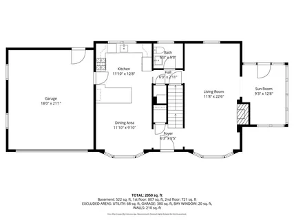 a picture of a floor plan