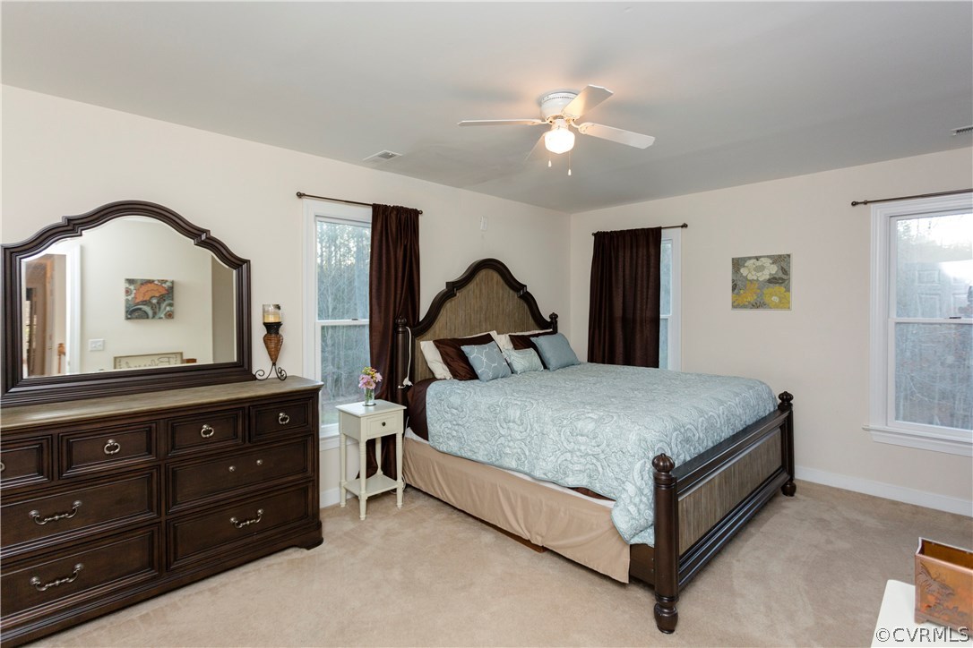 10201 Taylor Road Chesterfield, VA 23838 - Photo 24 of 50 a bedroom with a bed and a dresser with mirror