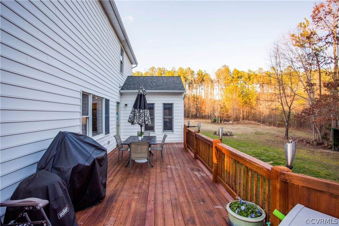 10201 Taylor Road Chesterfield, VA 23838 - Photo 44 of 50 a view of a deck with chairs next to a yard