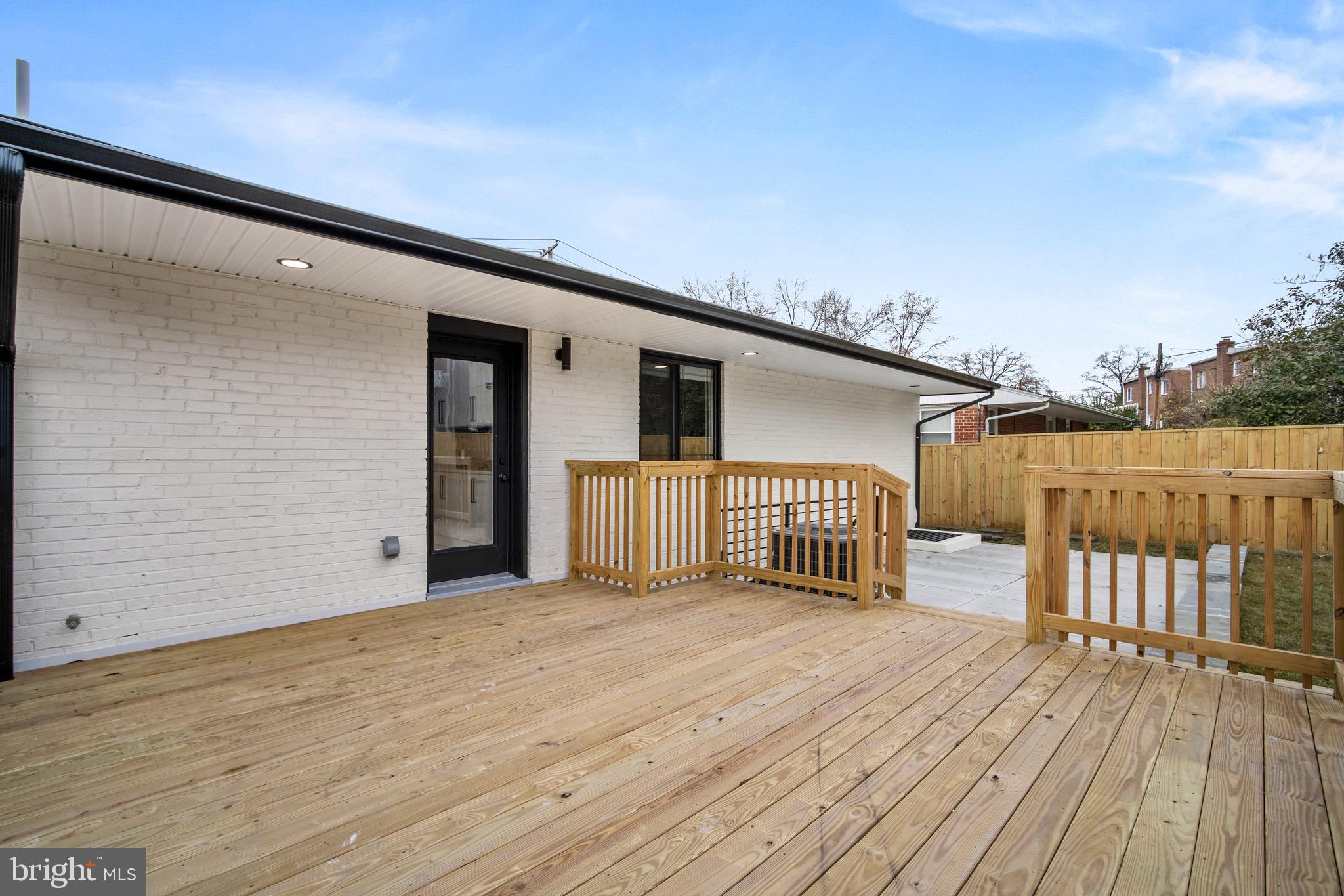 6609 3rd Street Northwest Washington, DC 20012 - Photo 16 of 42 Exterior Deck