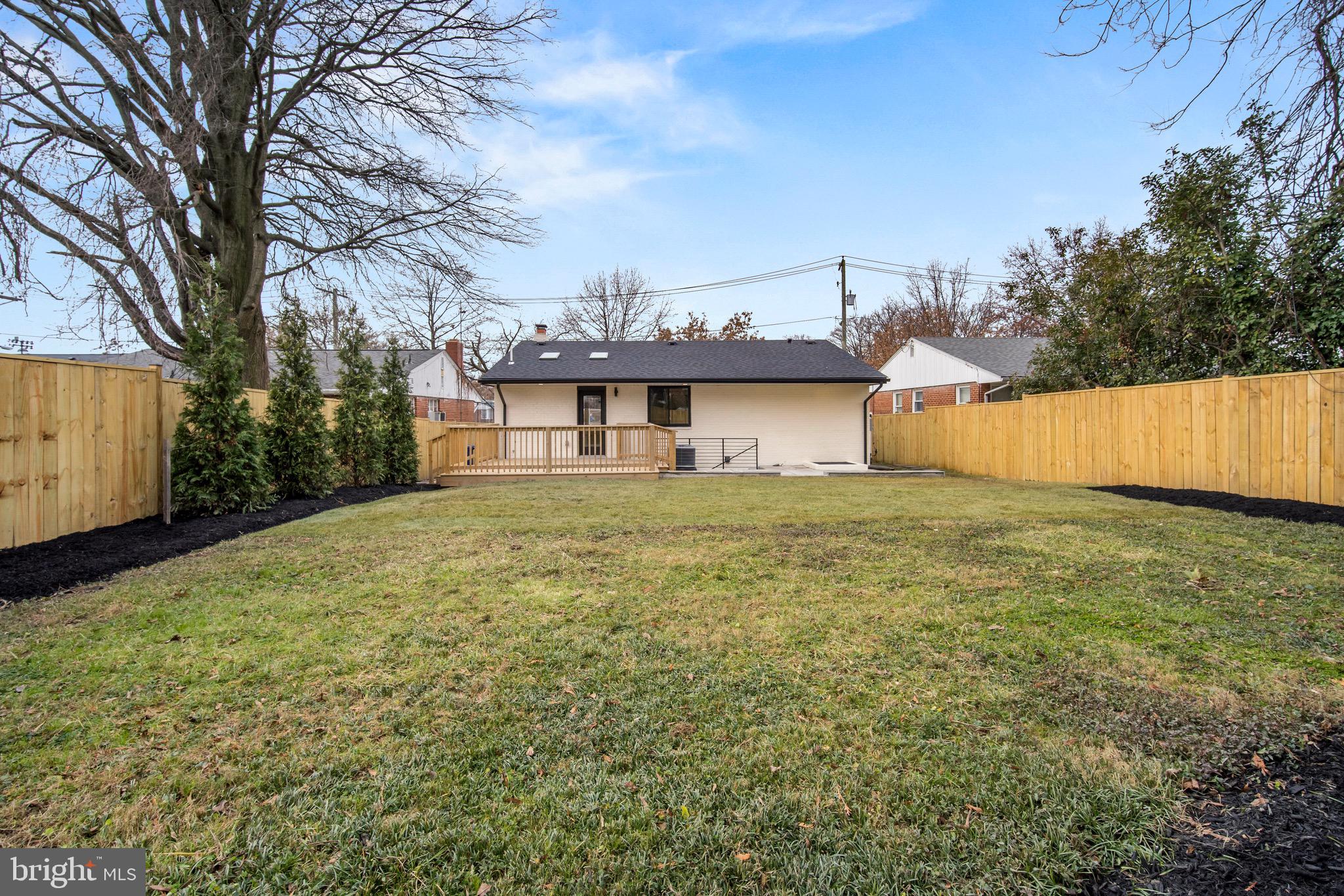 6609 3rd Street Northwest Washington, DC 20012 - Photo 38 of 42 Manicured Backyard