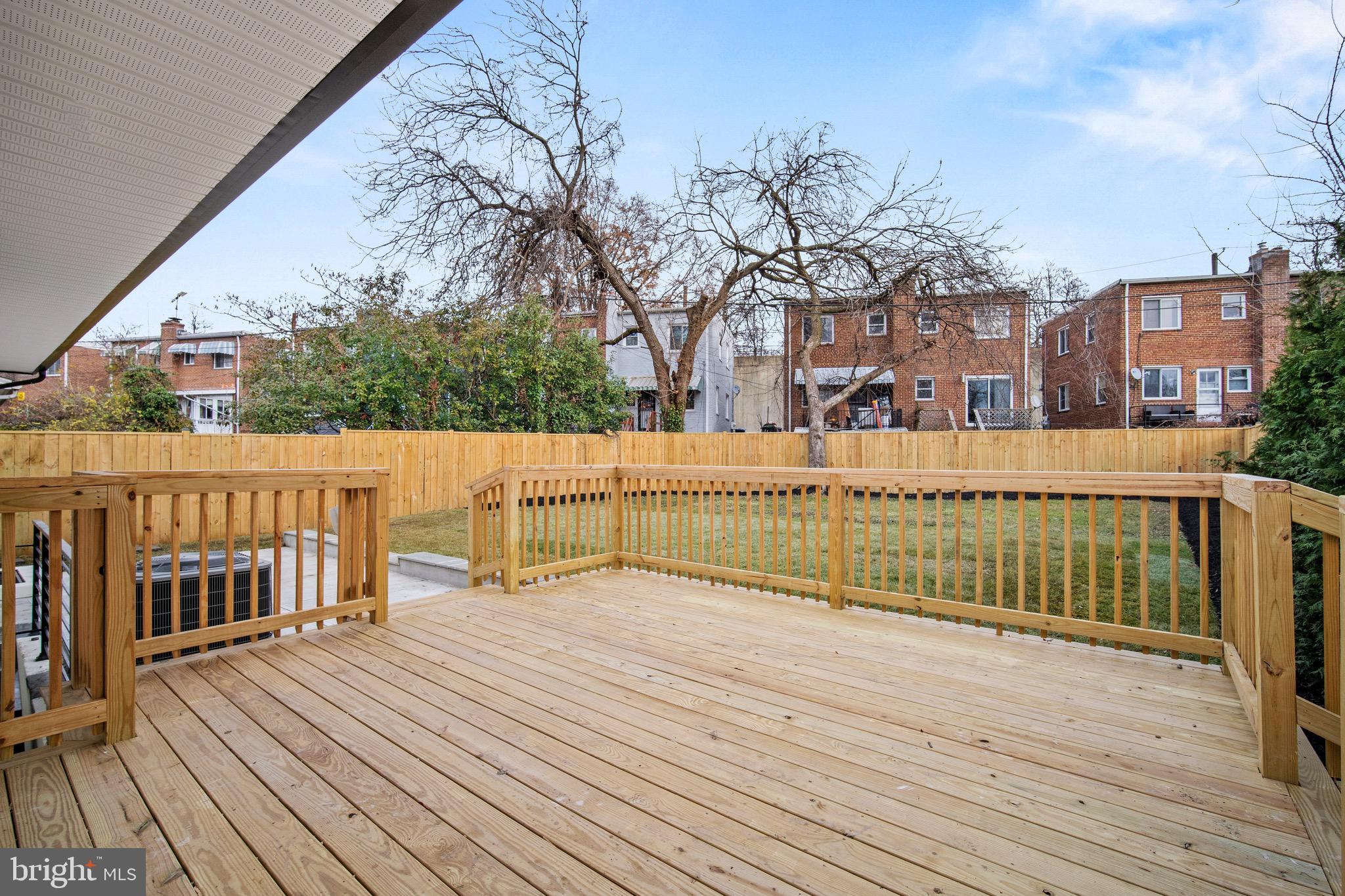 6609 3rd Street Northwest Washington, DC 20012 - Photo 40 of 42 Exterior Deck