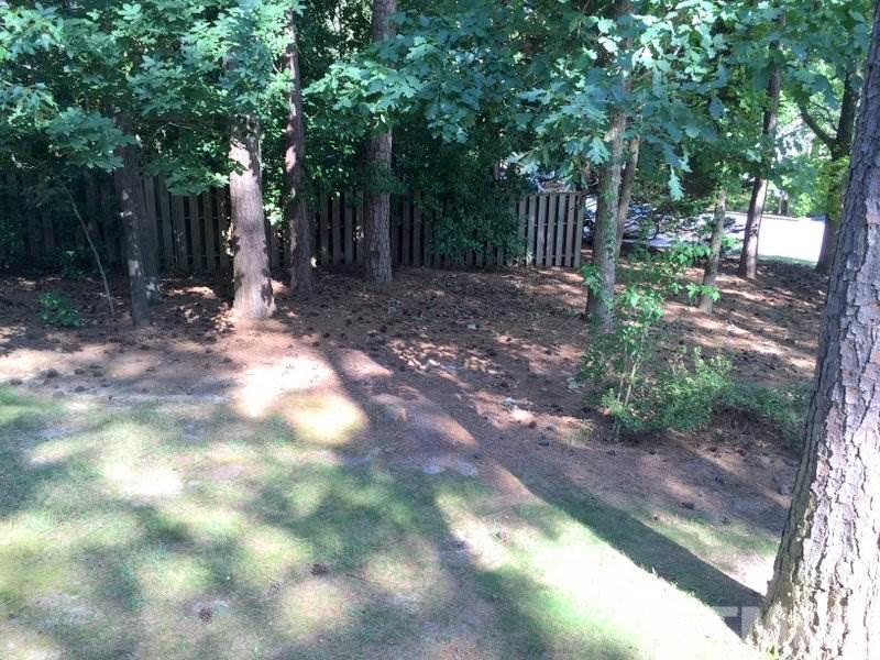 6239 Fountainhead Drive Raleigh, NC 27609 - Photo 15 of 17 a view of backyard with green space