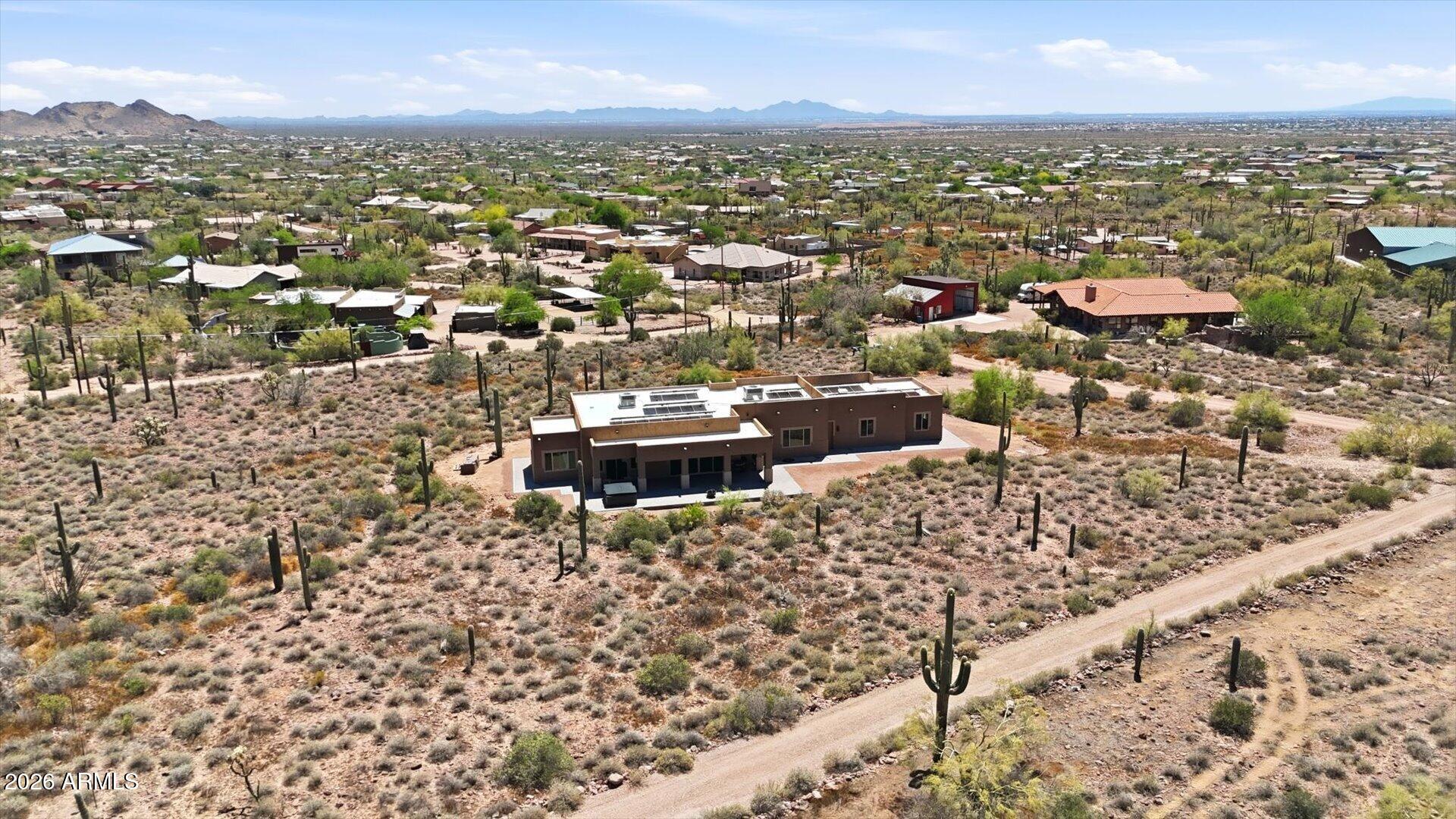 53 North La Barge Road Apache Junction, AZ 85119 - Photo 9 of 40 an aerial view of residential houses with city view