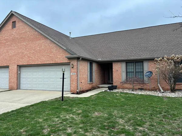 a view of a backyard with plants and large tree