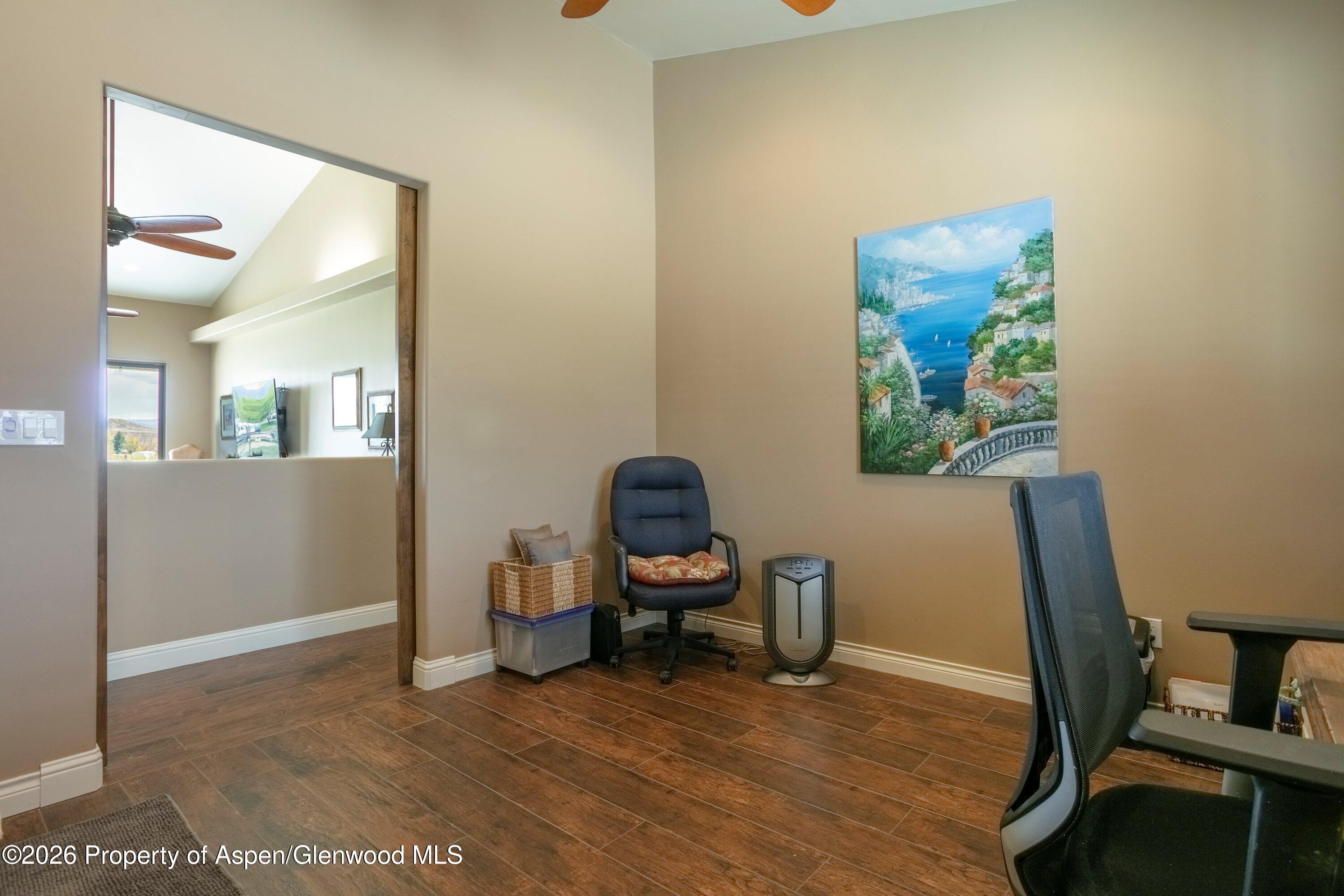 265 South Meadow Drive Rifle, CO 81650 - Photo 66 of 76 a view of a workspace with furniture and a workspace