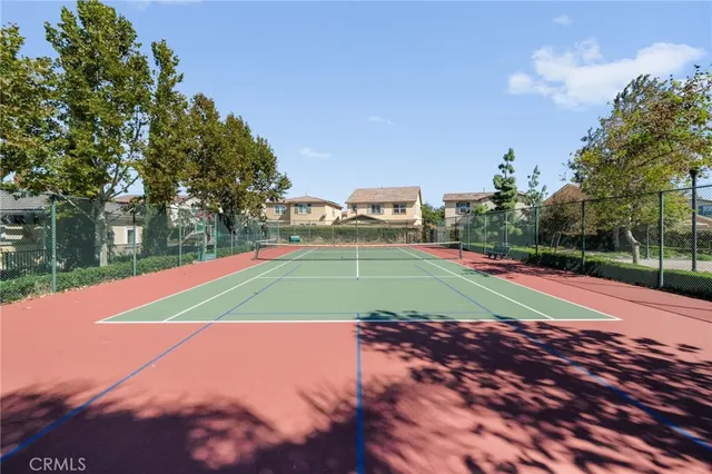 a view of a tennis court