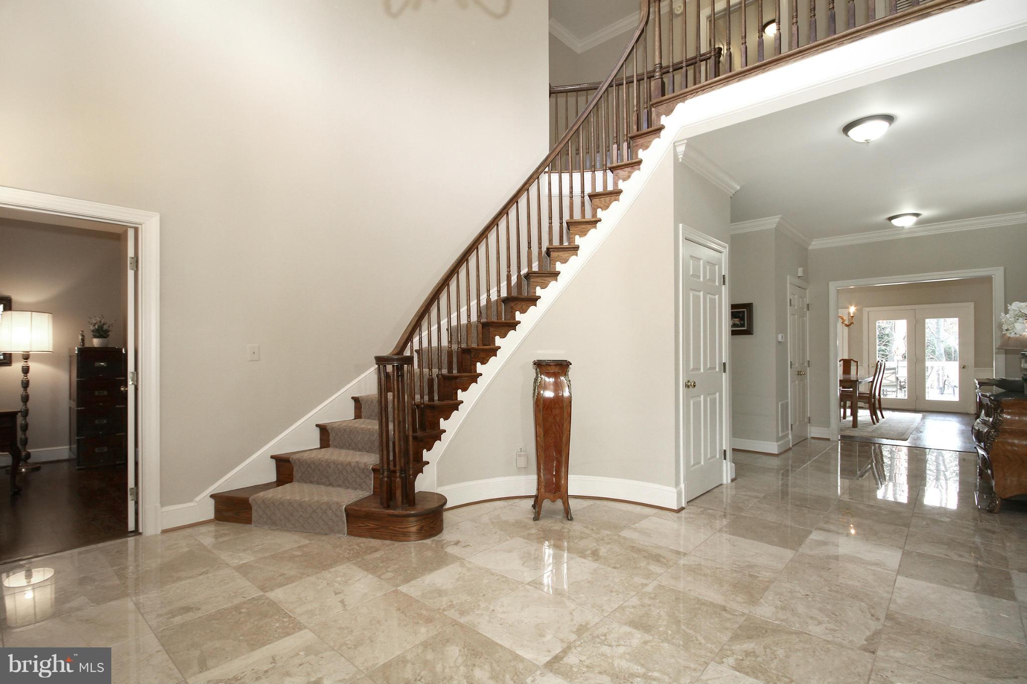 1207 Tottenham Court Reston, VA 20194 - Photo 2 of 30 2-story Foyer with hi-end polished marble