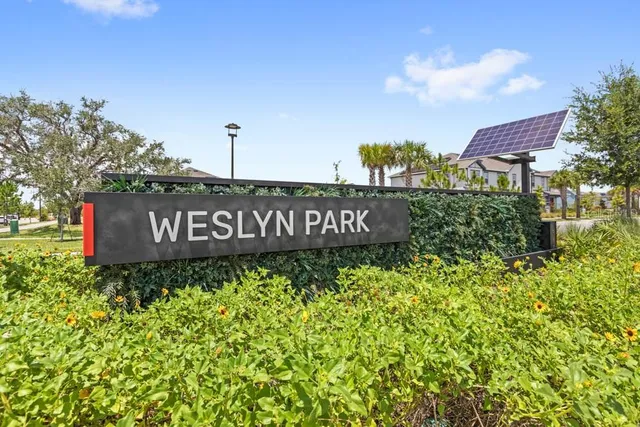 a view of a sign board