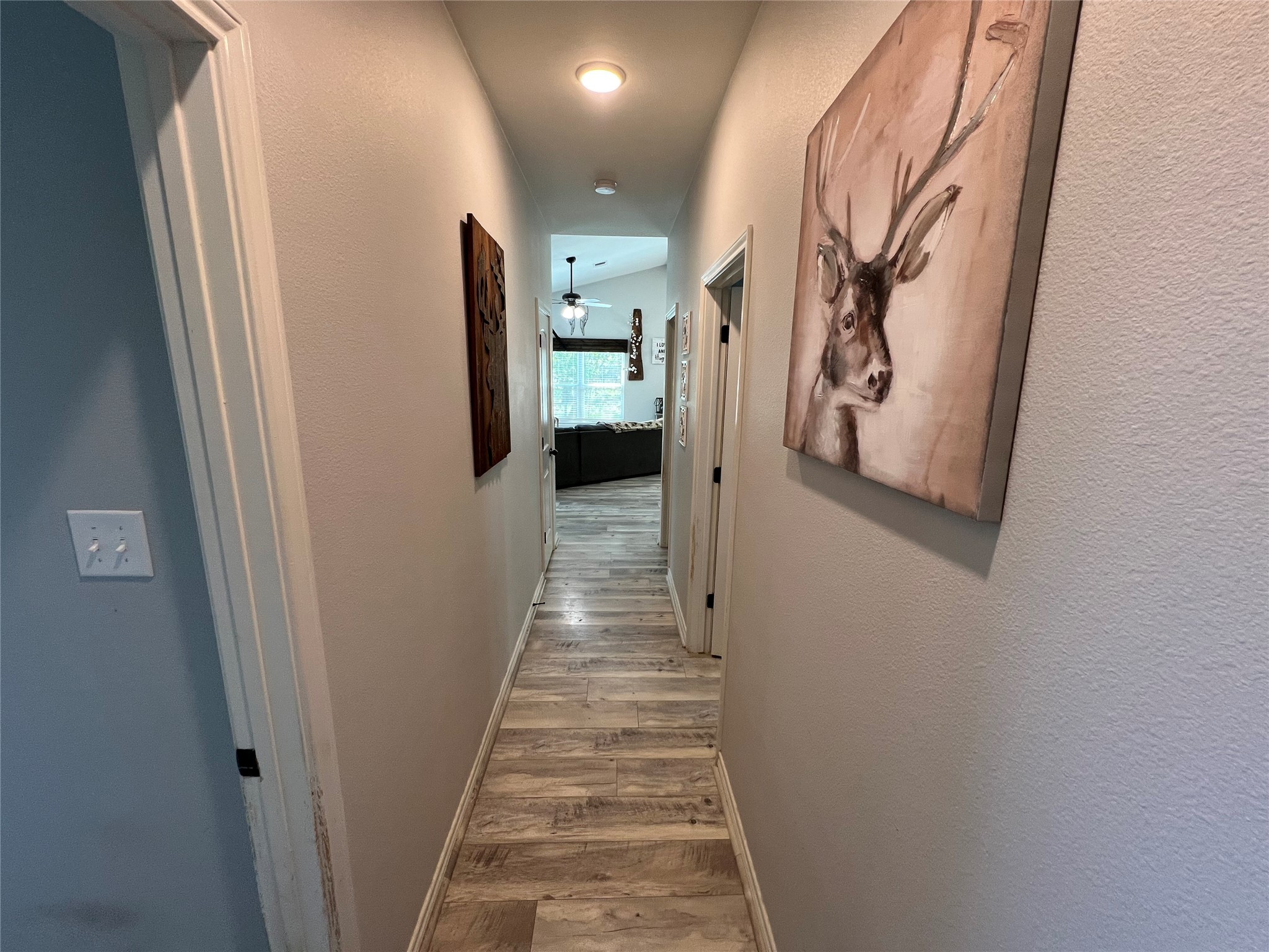 22740 Brazos Circle Damon, TX 77430 - Photo 19 of 30 a view of hallway with stairs