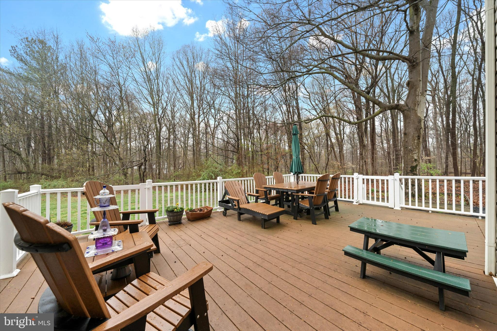 710 Fox Chase Circle Bear, DE 19701 - Photo 24 of 55 a roof deck with couches and wooden fence