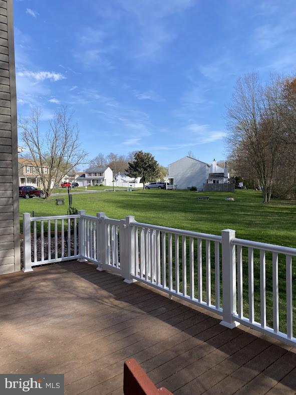 710 Fox Chase Circle Bear, DE 19701 - Photo 55 of 55 a view of a wooden deck and a yard