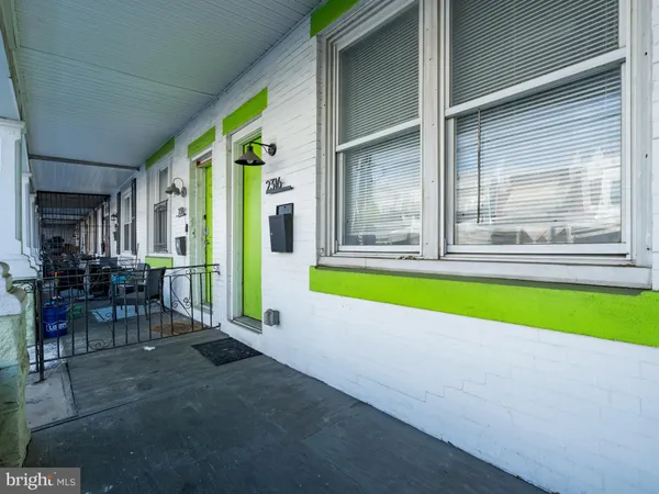 a view of outdoor space with seating area