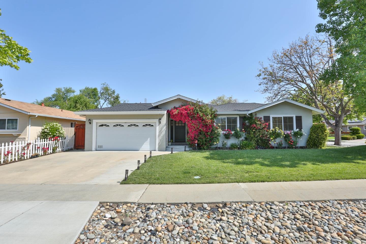 1053 Wallace Drive San Jose, CA 95120 - Photo 2 of 36 a front view of house with yard and green space
