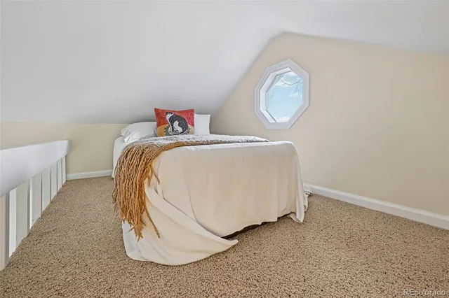 a workspace with furniture and window