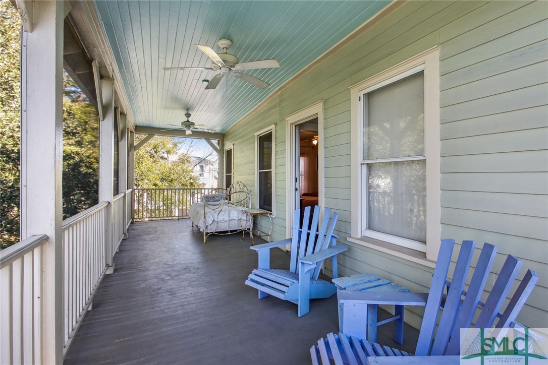 1700 Inlet Avenue Tybee Island, GA 31328 - Photo 20 of 37 Screen Porch off Second Floor