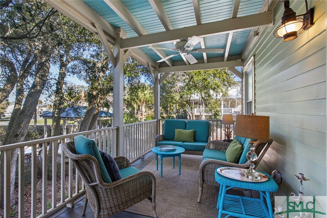 1700 Inlet Avenue Tybee Island, GA 31328 - Photo 29 of 37 Screen Porch off Main Living Area