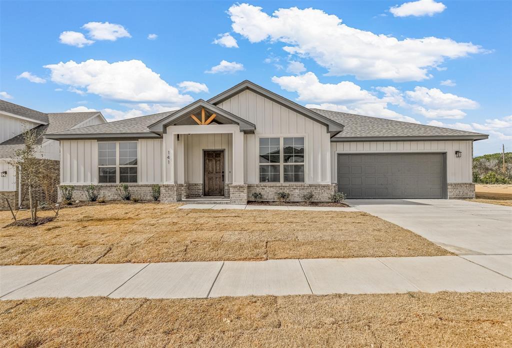 a view of a house with a patio