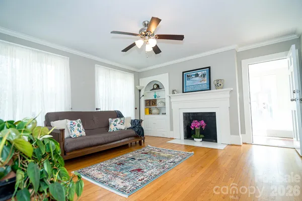 a view of an empty room