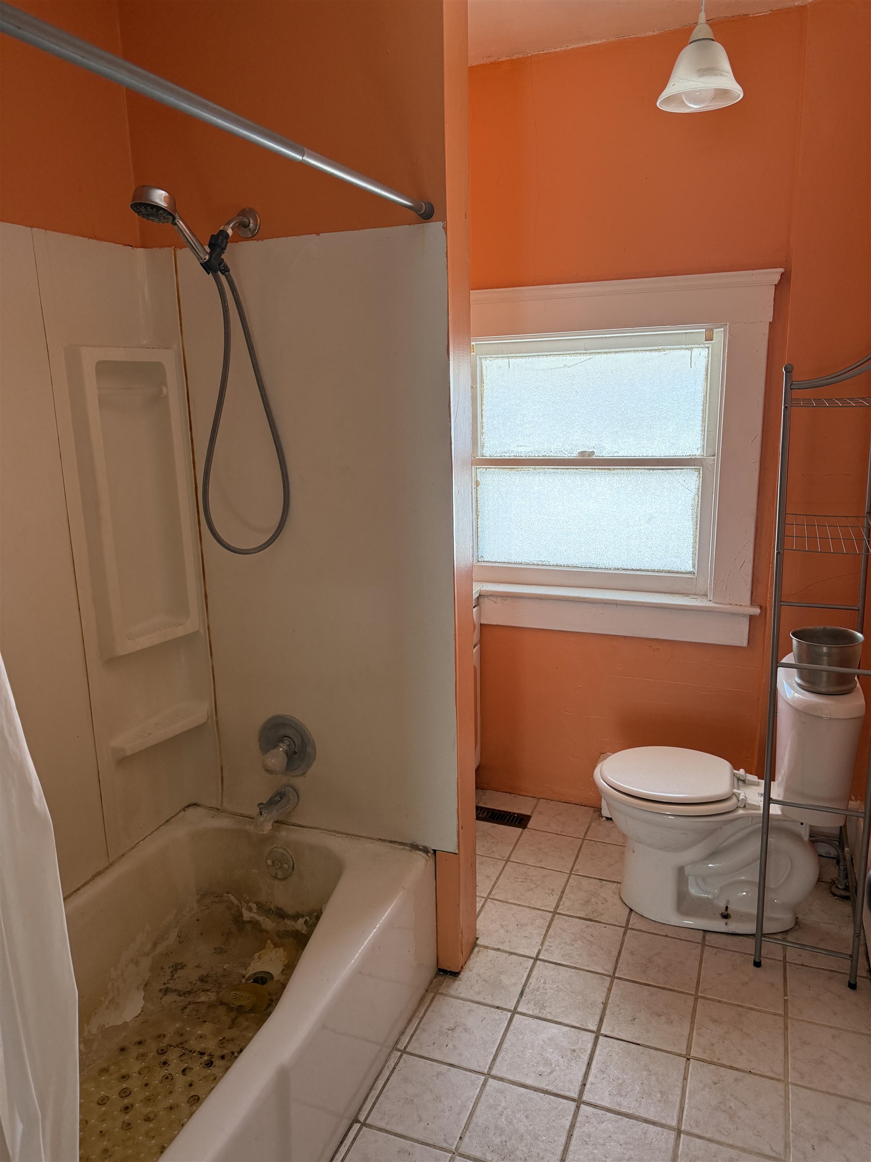 816 West Pleasant Street Freeport, IL 61032 - Photo 11 of 13 a bathroom with a granite countertop sink a toilet and shower