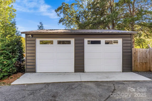 a front view of house