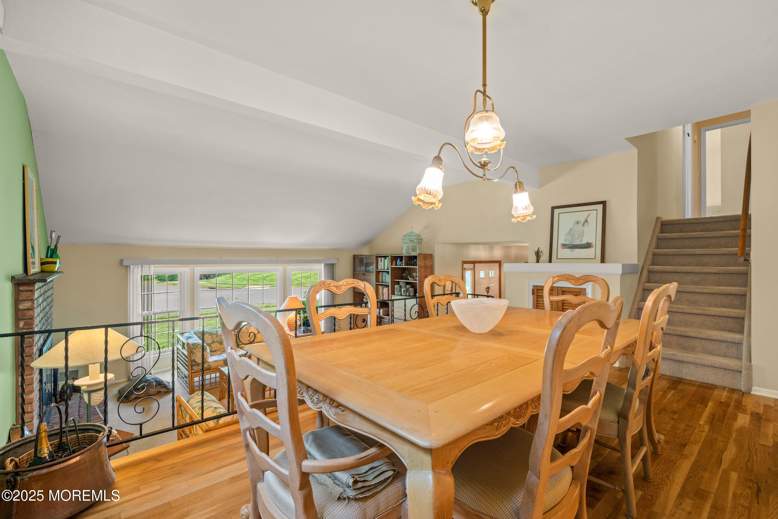4 Hamilton Hill Road Lincroft, NJ 07738 - Photo 15 of 44 a view of a dining room with furniture and wooden floor
