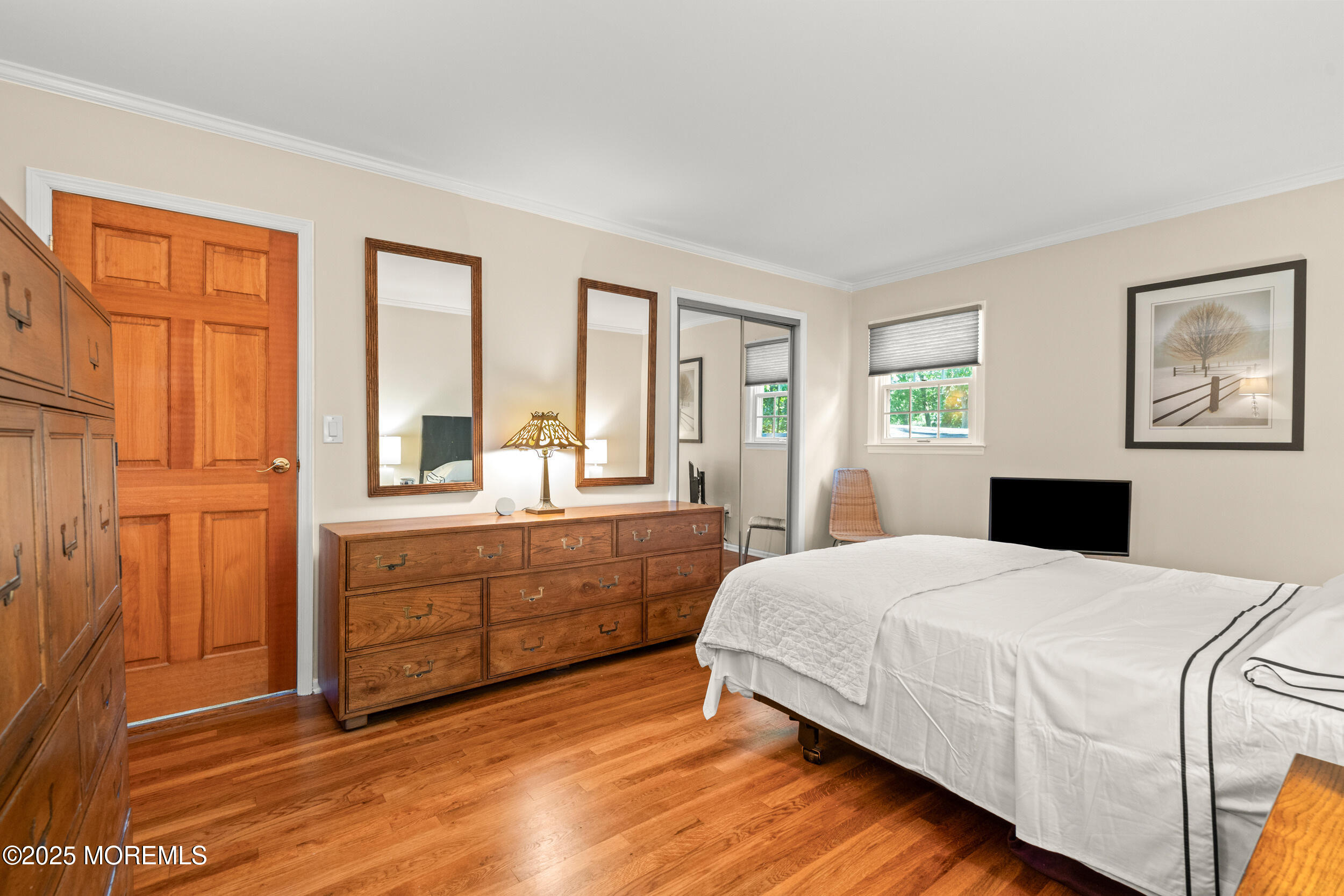 4 Hamilton Hill Road Lincroft, NJ 07738 - Photo 25 of 44 a bedroom with a bed and a large window