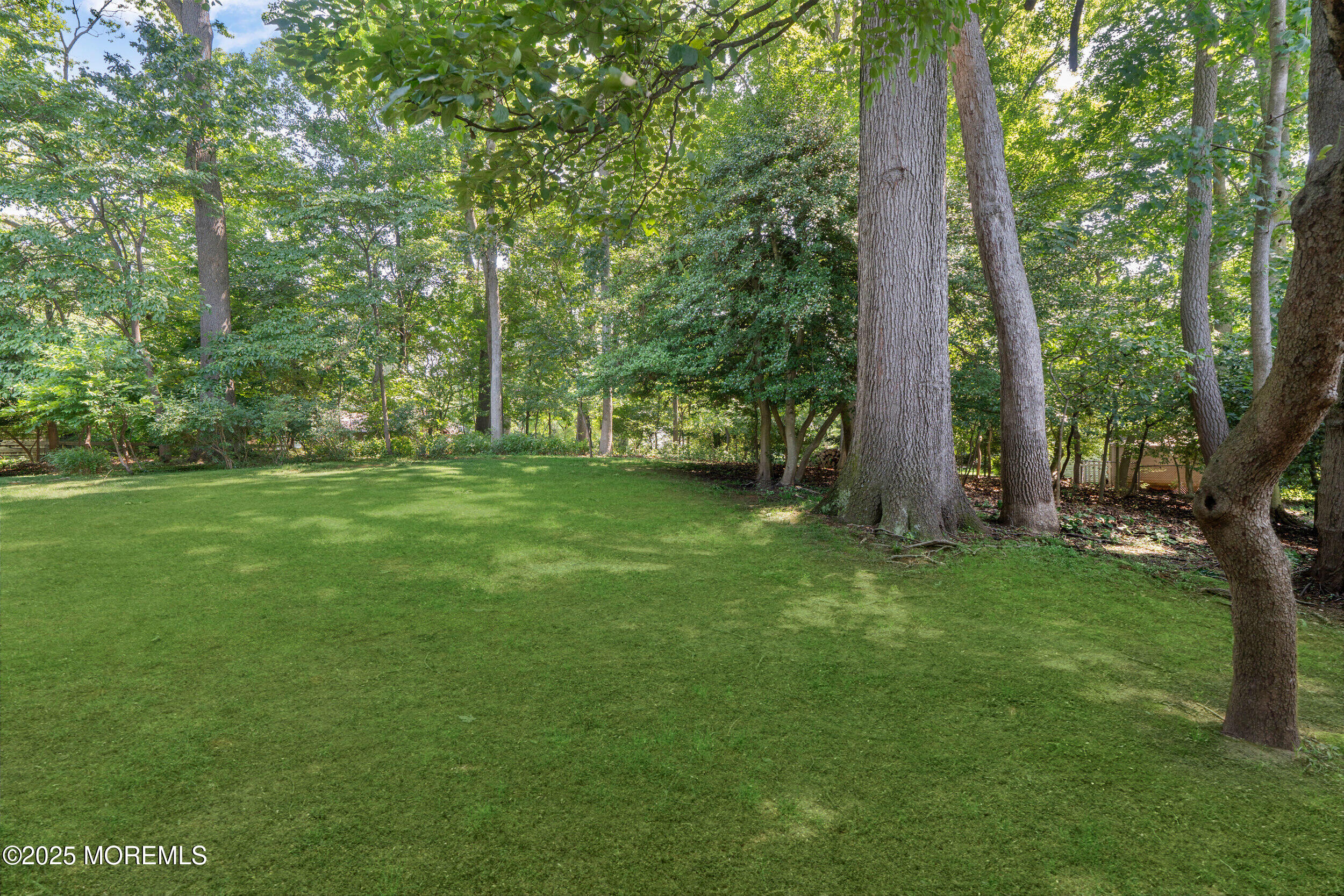 4 Hamilton Hill Road Lincroft, NJ 07738 - Photo 36 of 44 a view of a backyard with a sitting area