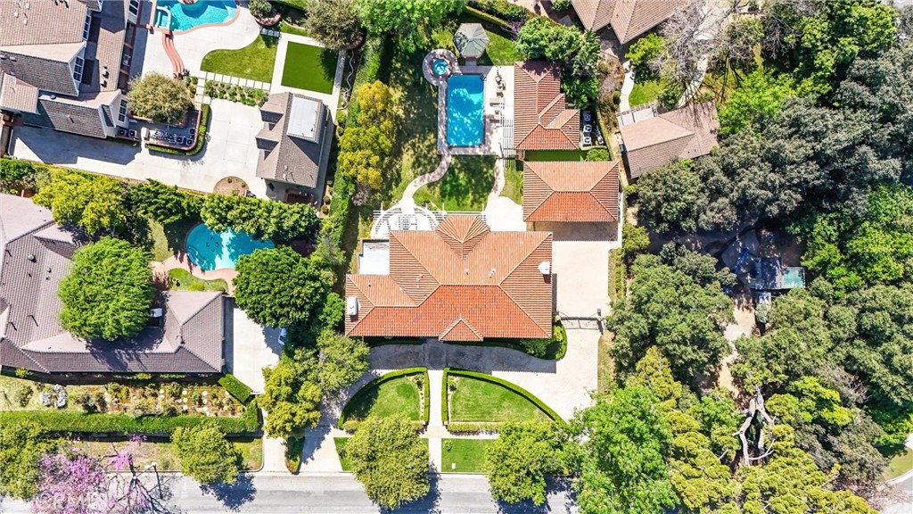 2290 Lombardy Road San Marino, CA 91108 - Photo 52 of 54 Air view of the house