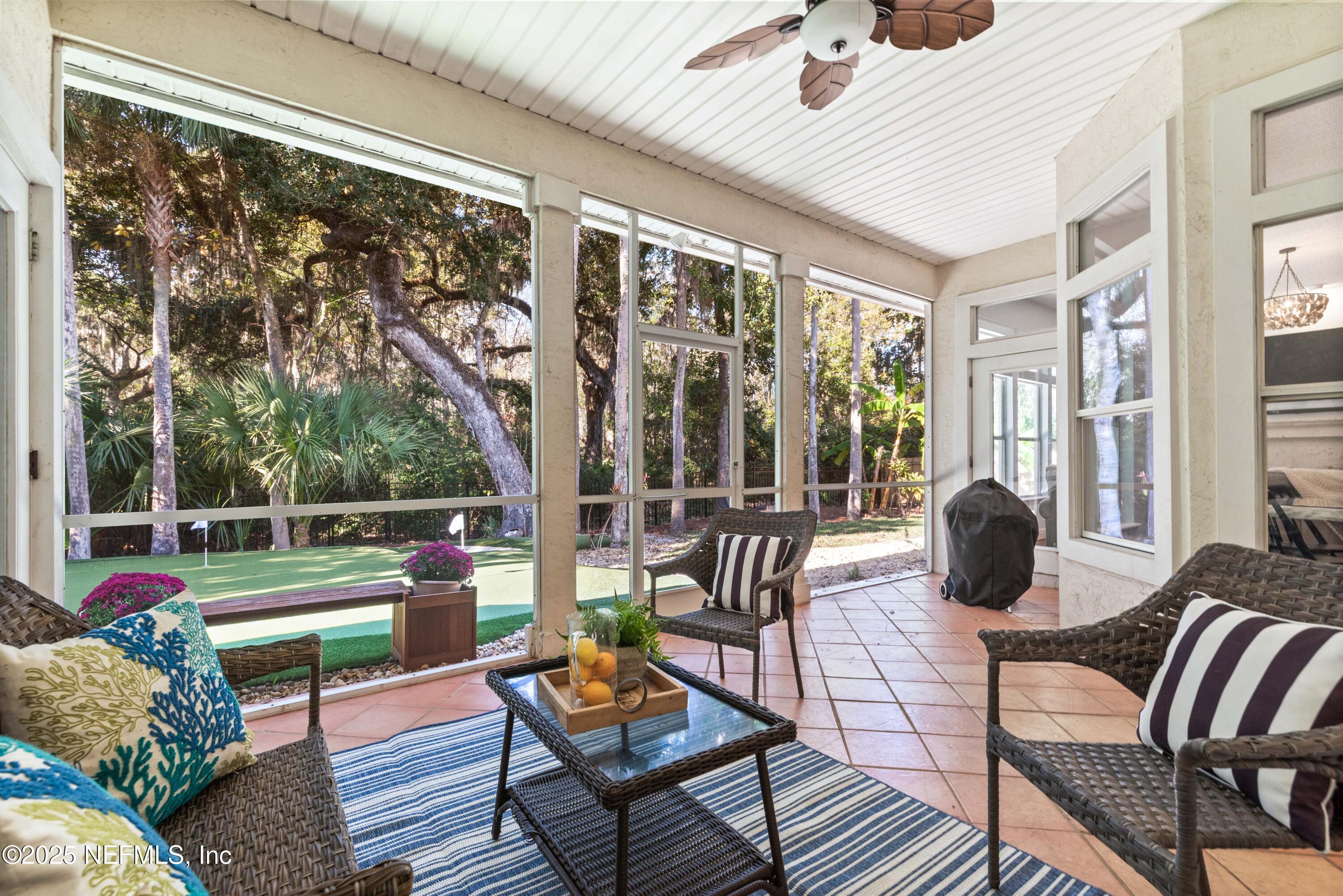 152 Bear Pen Road Ponte Vedra Beach, FL 32082 - Photo 26 of 47 Screened Lanai Patio