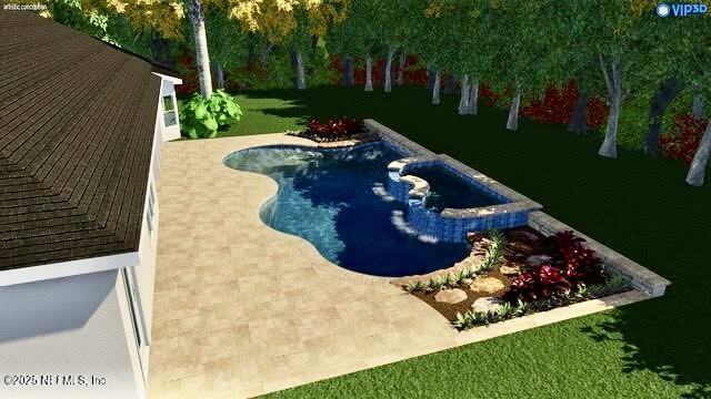 152 Bear Pen Road Ponte Vedra Beach, FL 32082 - Photo 32 of 47 virtual Pool rendering