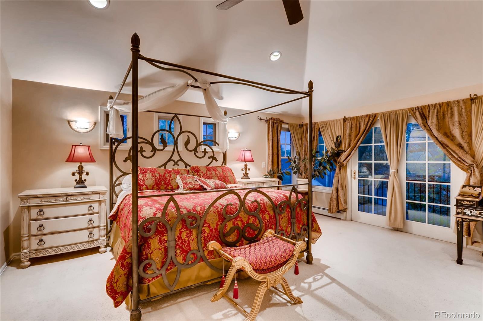 626 Fillmore Street Denver, CO 80206 - Photo 16 of 31 a bed room with a bed and a desk