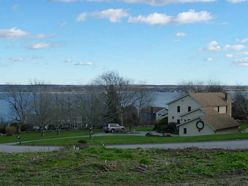 View. Looking east from middle of the lot.