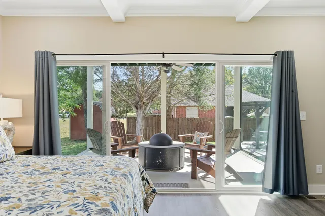 a view of hallway with stairs