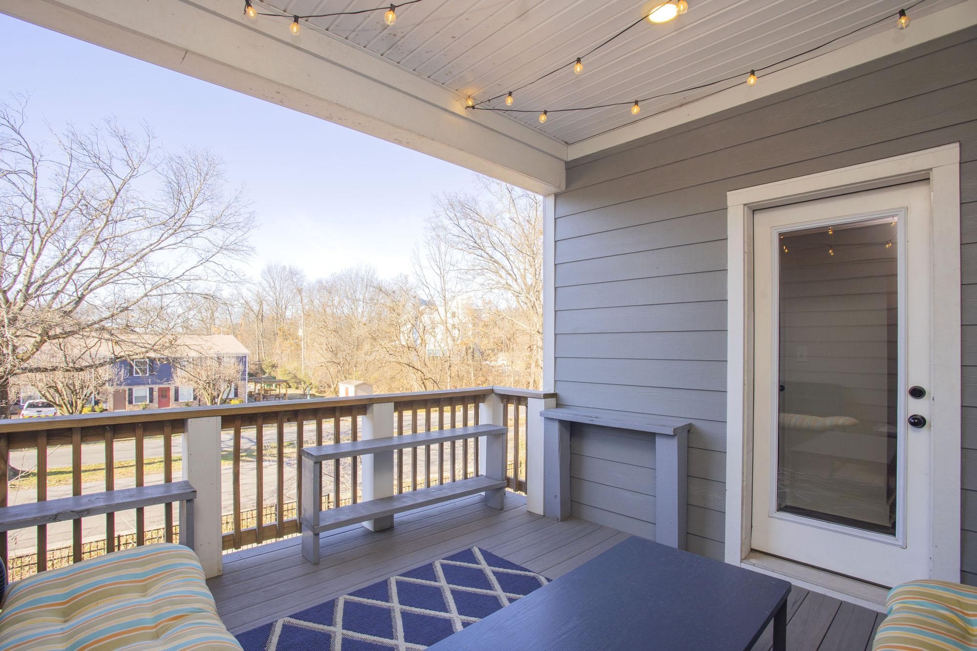 450 Glastonbury Road, Unit 3 Nashville, TN 37217 - Photo 36 of 43 a view of a balcony with a chairs