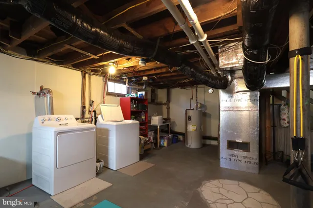 a view of a storage room