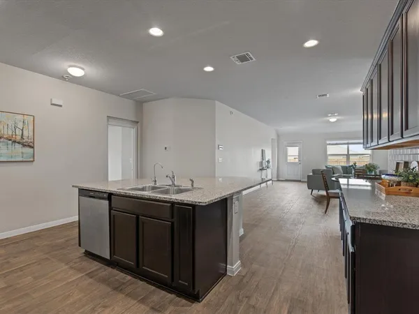 a house with trees in front of it