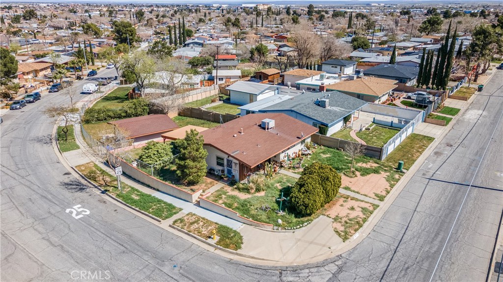 1549 Elizabeth Lake Road Palmdale, CA 93551 - Photo 23 of 27 an aerial view of a house with a yard basket ball court