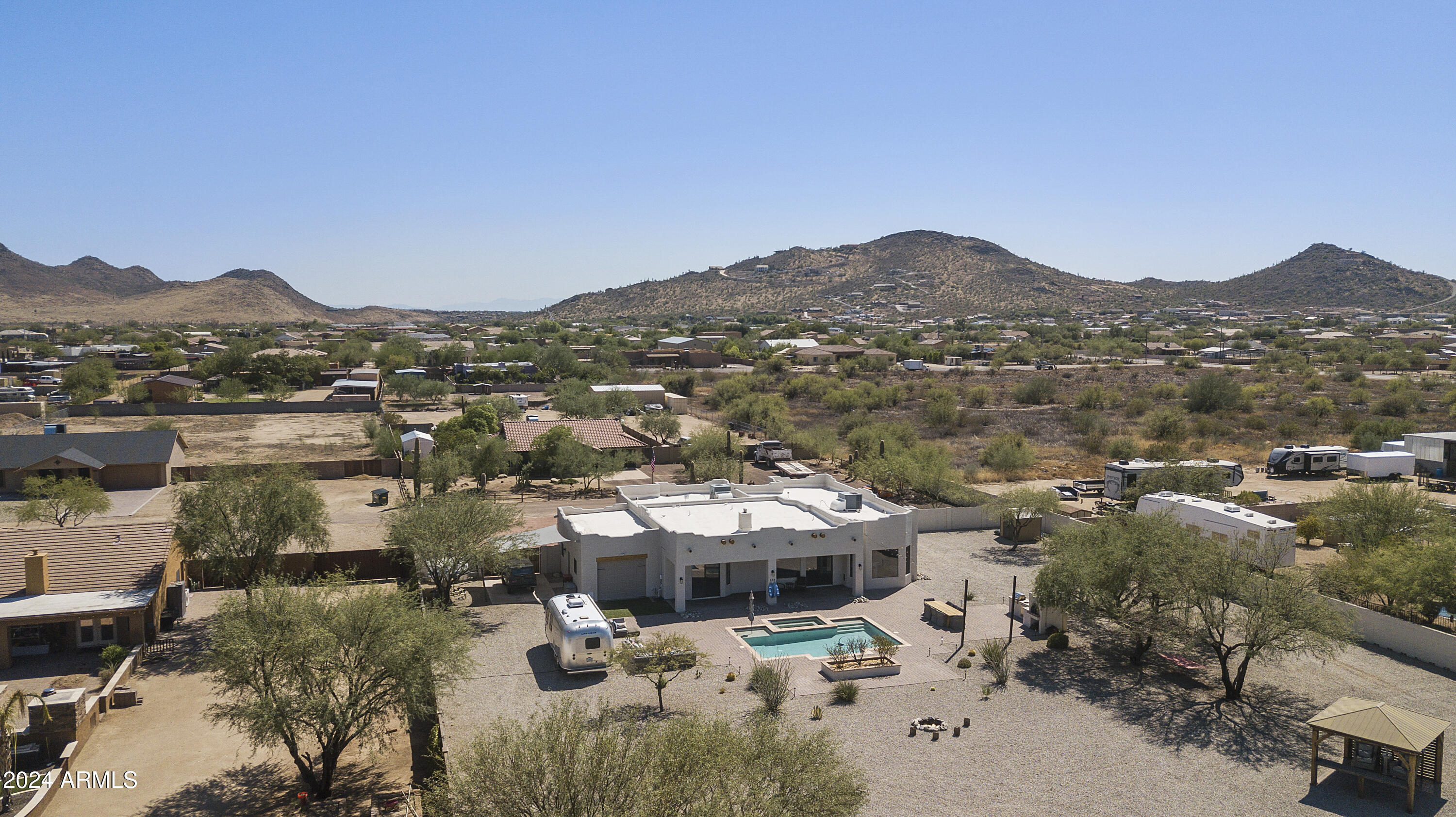 2540 West Tanya Road Phoenix, AZ 85086 - Photo 37 of 42 Backyard aerial