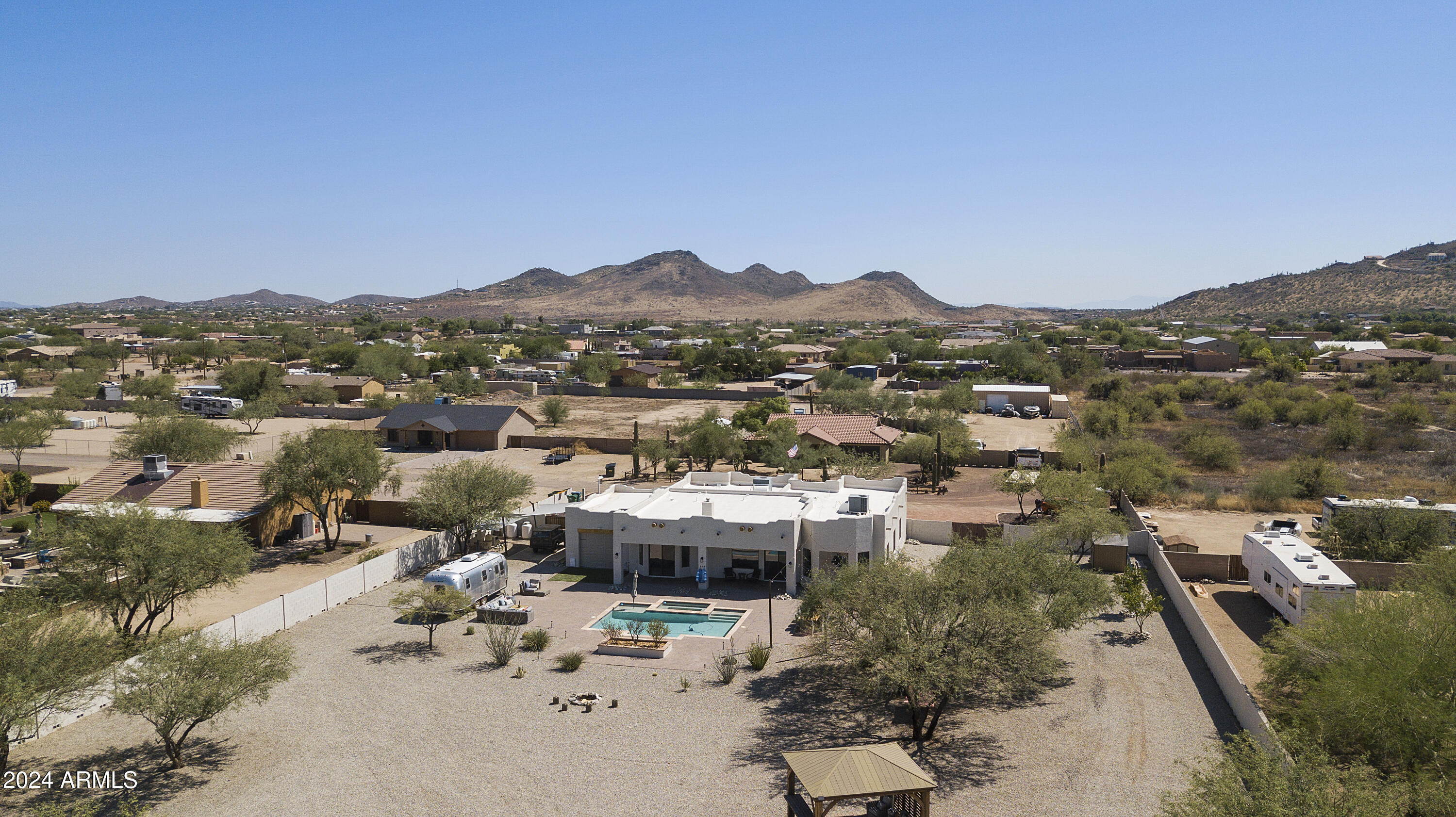 2540 West Tanya Road Phoenix, AZ 85086 - Photo 38 of 42 Backyard aerial