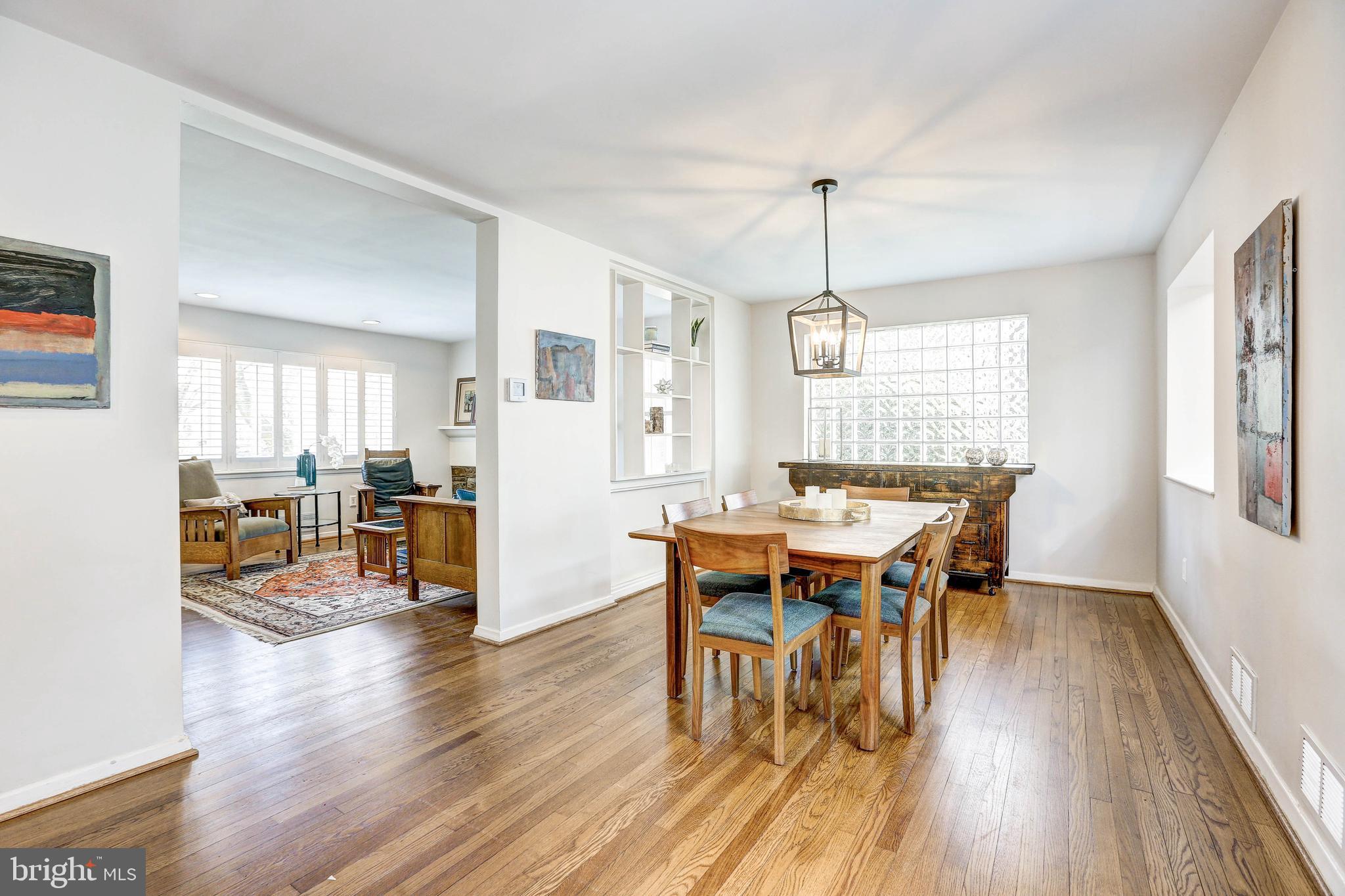 1015 Woodside Parkway Silver Spring, MD 20910 - Photo 11 of 60 Expansive dining room off the living room.