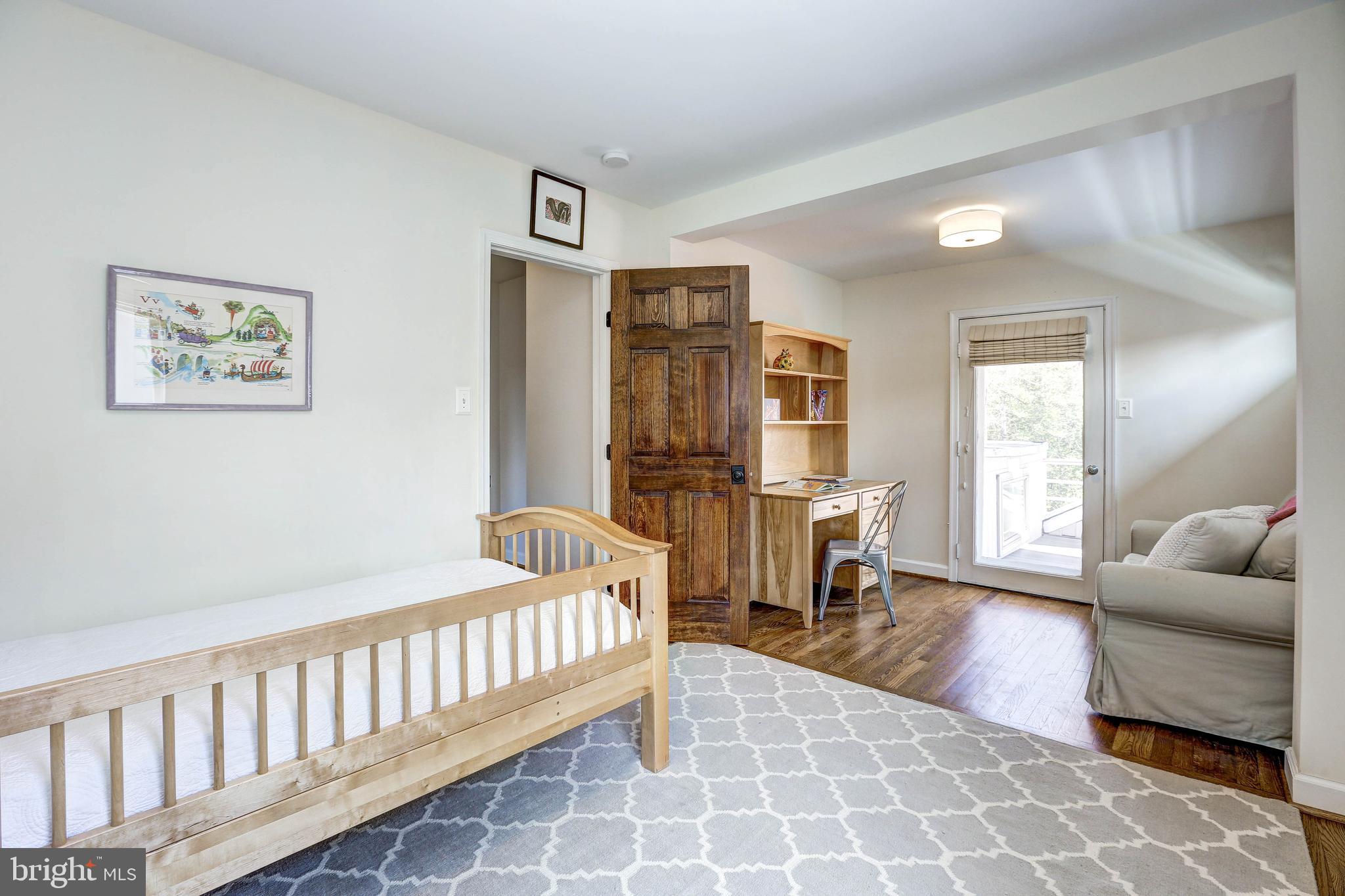 1015 Woodside Parkway Silver Spring, MD 20910 - Photo 35 of 60 Second bedroom connected to the upper deck.