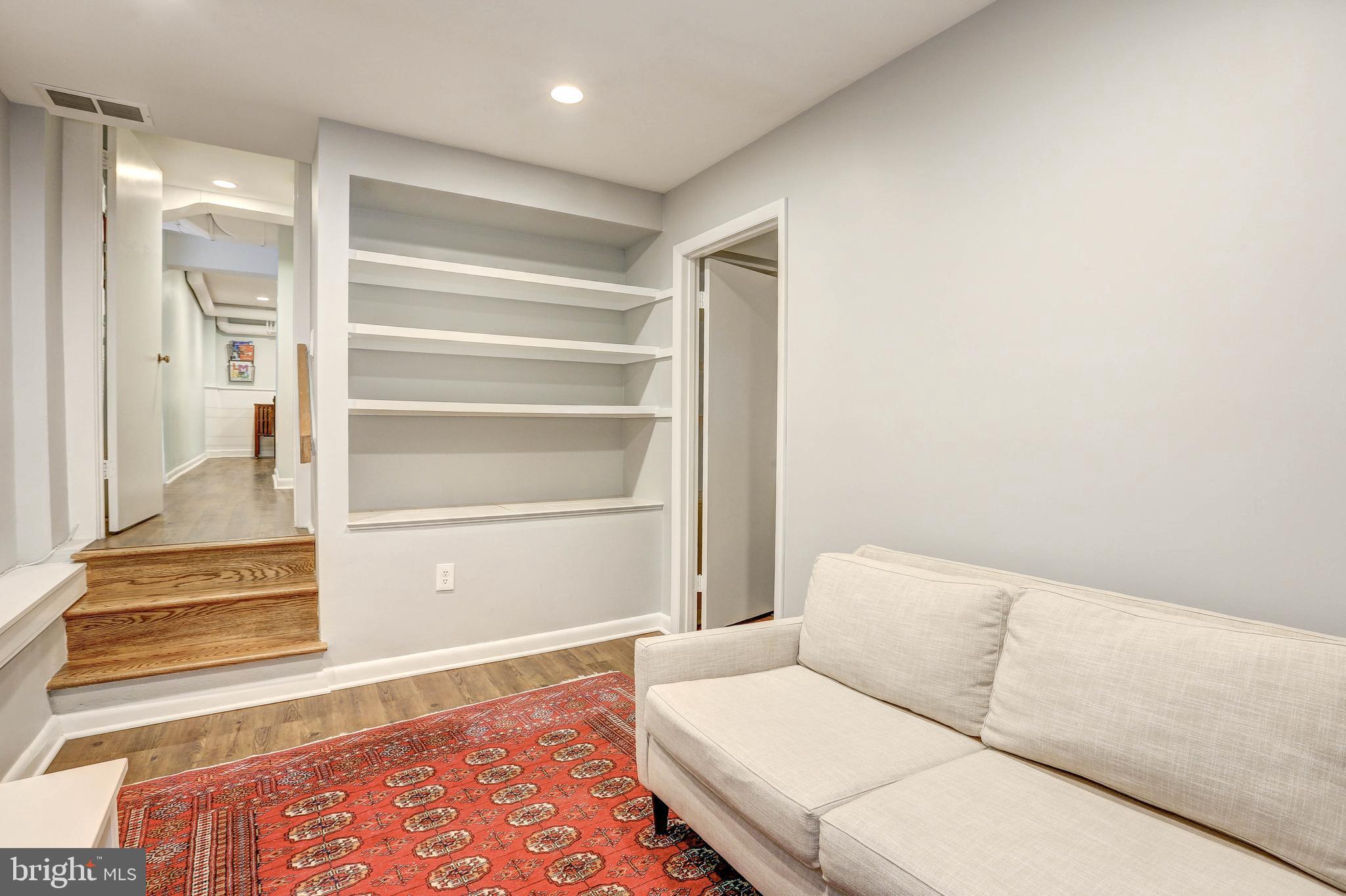 1015 Woodside Parkway Silver Spring, MD 20910 - Photo 48 of 60 Sitting room w/built-ins in Au-pair suite.