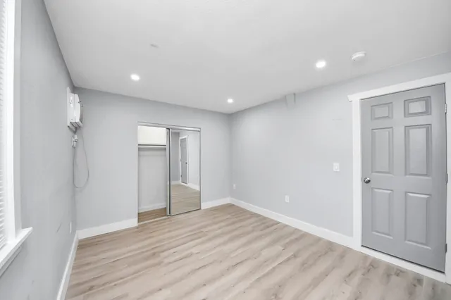 wooden floor in an empty room with wooden floor