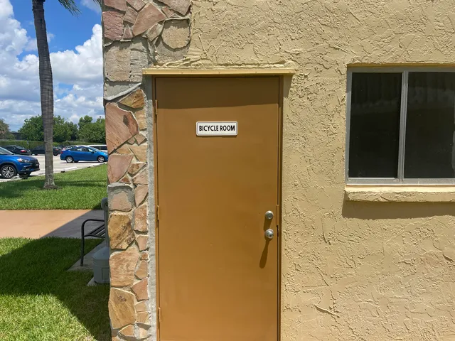 a view of front door