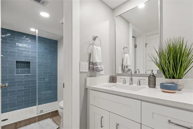 a view of outdoor space with seating area