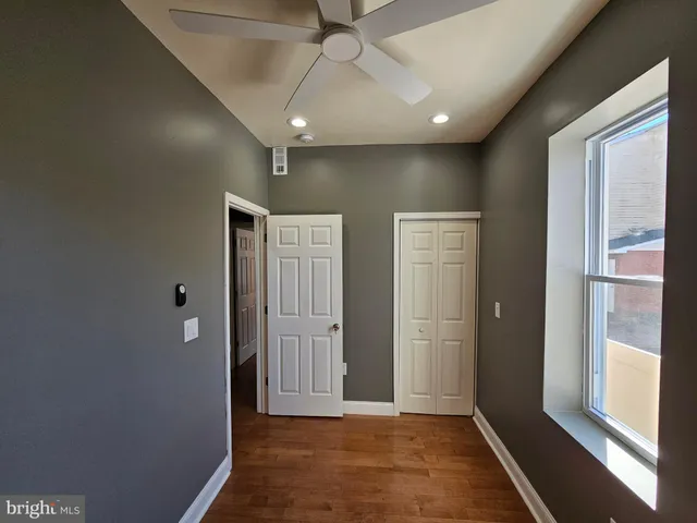 a view of hallway with a hallway
