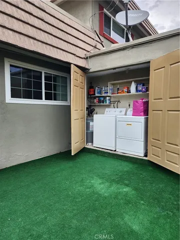 a view of a storage & utility room